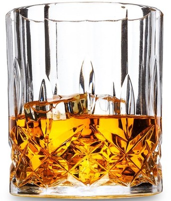 Whiskey Glasses Set of 4 Old Fashioned Cocktail Tumbler Cups Men Dad Gift