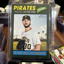 2026 Topps Heritage Dark Green SP Paul Skenes NL All-Stars #33 Pirates