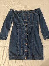 Blue Demin Mini Dress