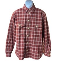 AllSaints Decatur Plaid Shirt Jacket Oversized Flannel Overshirt Men  s Size M