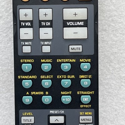Yamaha RAV254 WE45870 US Remote Control ONLY REPLACEMENT OEM | eBay