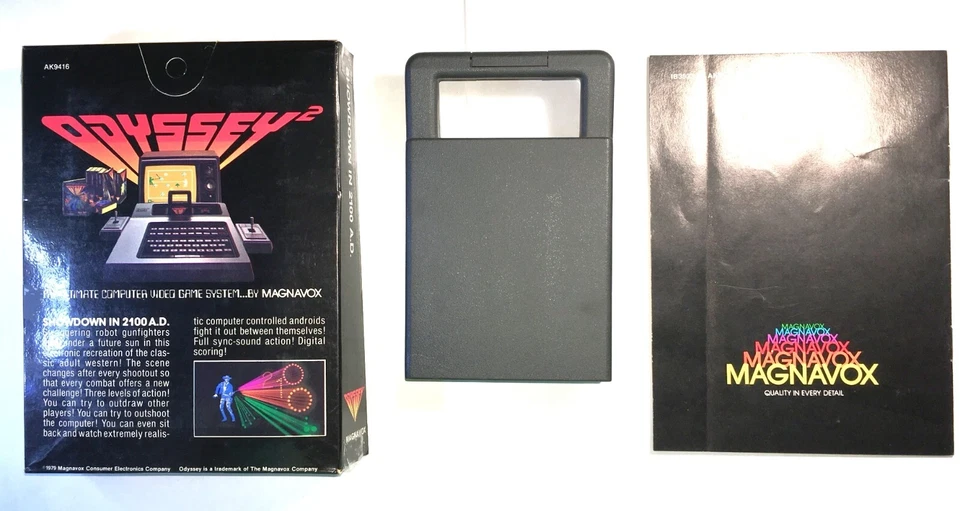 Magnavox Odyssey 2 RARE! SHOWDOWN IN 2100 AD SHOOTER Retro Game Complete In Box - Image 2 of 4