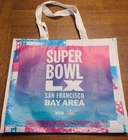 SUPER BOWL LX EXPERIENCE 2026 VISA NFL LARGE REUSUABLE TOTE BAG