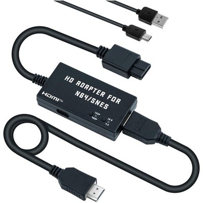 Mcbazel N64/SNES zu HDMI Konverter HDMI Kabel für N64/SNES Konsole auf HDMI H...
