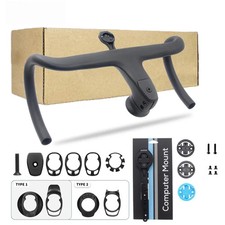  Carbon Fiber Bicycle Integrated Nternal Cable Handlebar with Spacers and Mount