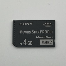 Sony OEM Memory Stick Pro Duo Magic Gate Mark 2 - 4GB