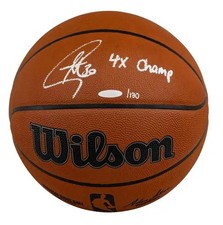 Stephen Curry Signed Autograph Basketball Wilson 