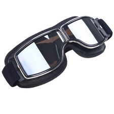 1xCasco Moto Retrò Antivento Vintage Anti UV Occhiali Pilota Occhiali