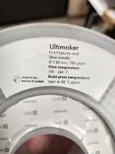 Ultimaker PLA Material, 750g, Silver