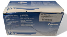 Nordson EFD 7012114 10cc Optimum Fluid Dispensing Kit Barrel/Piston Clear/White