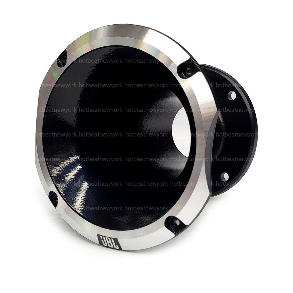 2x JBL HL14-50 Trio 2" Throat Aluminum Horn Silver Chrome Lip PAIR HL1450TRIO - Image 3 of 4