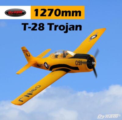 Dynam T 28 Trojan EPO 1270mm gelb RTF V2 Komplett Set North American Brushless