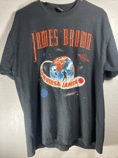 ULTRA RARE Vintage James Brown Shirt 1993 Screen Printed XL Universal James