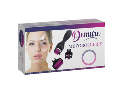 Derma roller 3in1 system 180,600,1200 Nadeln 0.25/0.50/1.00 mm, 0.50/1.00/1.50mm