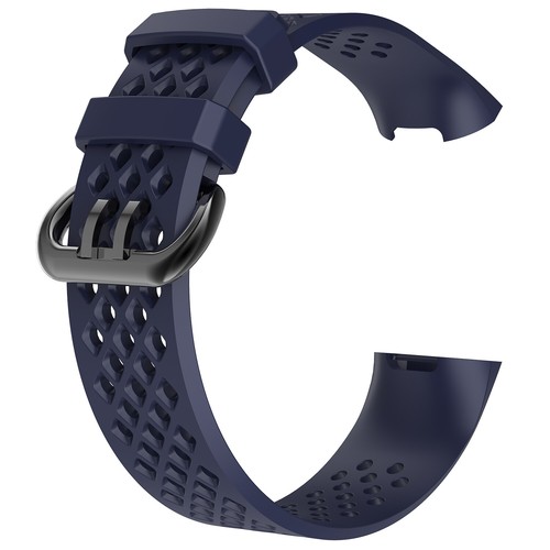 For Fitbit Charge 3 4 Strap Sports Replacement Wristband Silicone Buckle Band - Picture 21 of 45