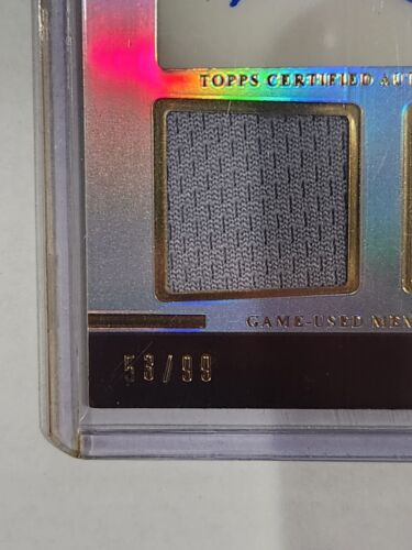 2011 Topps Tribute DAVID WRIGHT Dual Relics AUTOGRAPH #'d /99 Card #TADR-DW - Picture 2 of 6