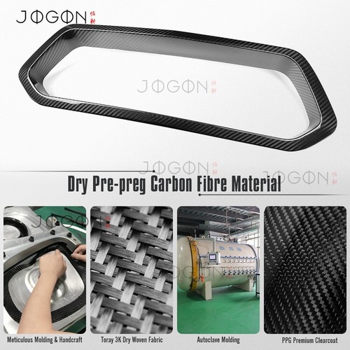 Real Carbon Rear Bumper Diffuser Decor Frame For Corvette C8 Z06 Z07 LT6 2023-25 - Picture 5 of 14