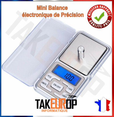 Tragbare elektronische Taschenwaage 0,01g-500g Küche, Schmuck