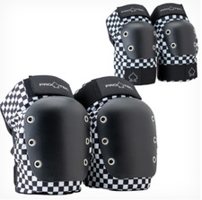 PRO-TEC STREET PADS combo pack knee/elbow CHECKER PROTEC