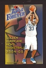 2004-05 Tulsa Golden Hurricane Basketball Pocket Schedule Pepsi WAC