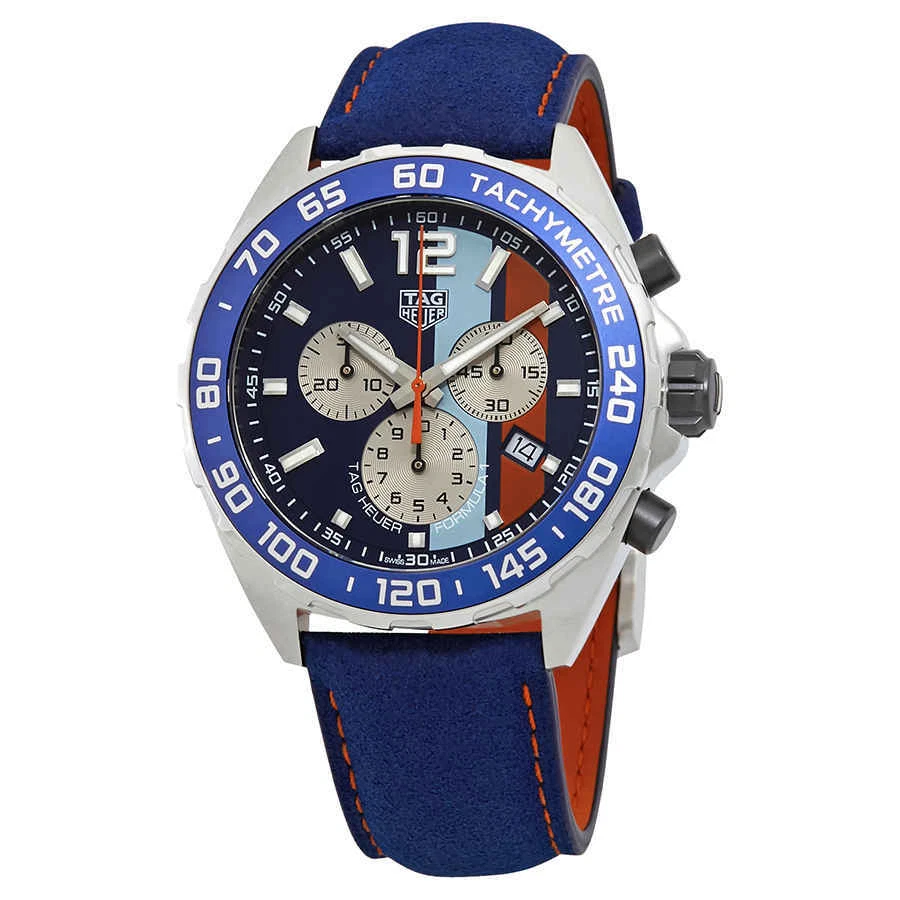 Tag Heuer Formula 1 Gulf Special Edition Chronograph Blue Aqua