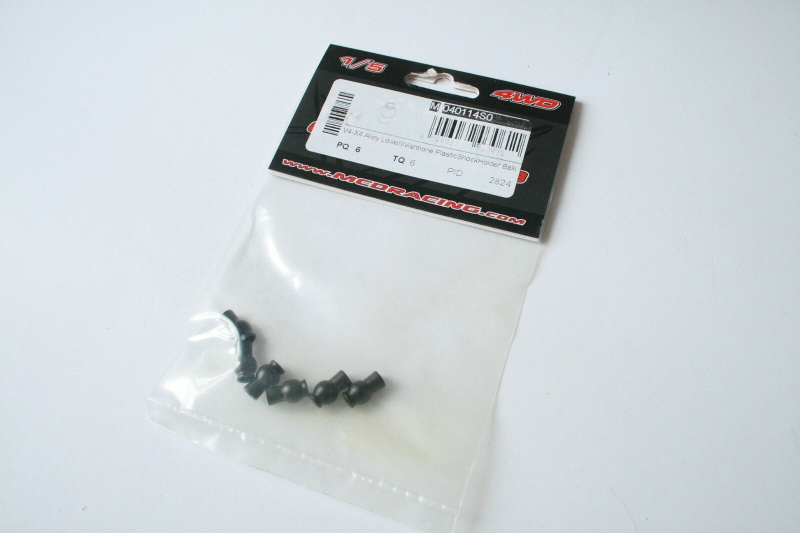 MCD Alloy Lower Wishbone Shock Holder Balls - M  040114S0 Race Runner V4 X4