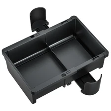 Car Storage Box Center Console Armrest Organizer Tray Cup Holder ABS Accessories