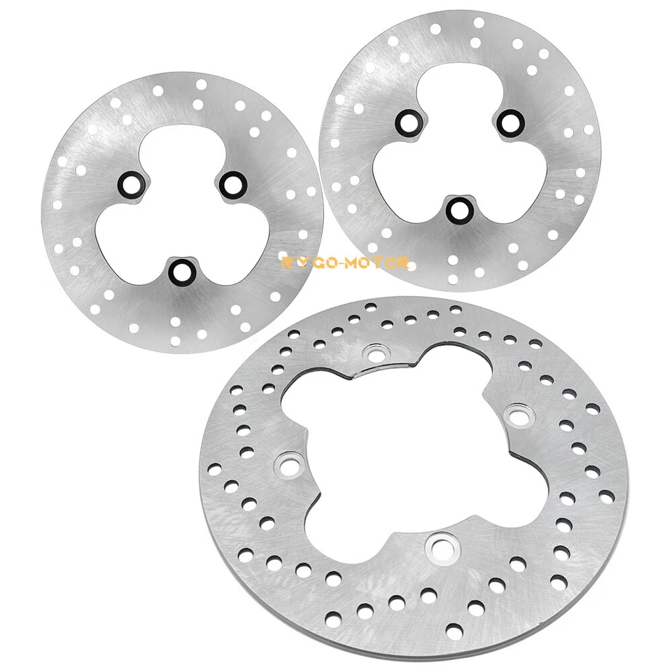 Rotores de disco de freno delanteros y traseros para Honda Sportrax 400 TRX400EX TRX400X 1999-2014 Foto 2 de 4