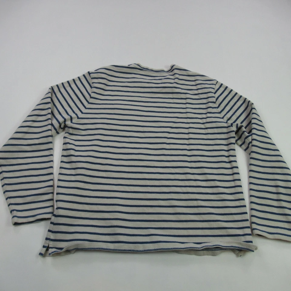 Sudadera Lucky Para Hombre Rayas Grandes Manga Larga Cuello Redondo Algodón Exterior Foto 4 de 4