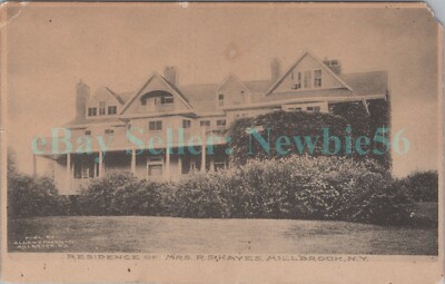 Millbrook NY - MRS R.S. HAYES MANSION - Postcard Dutchess County