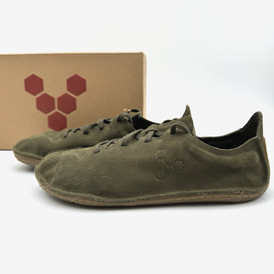 靴 EU43 Vivobarefoot sensus dark olive Vivobarefoot Sensus Leather Men's Fashion Dark Olive Sneakers