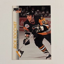 1992-93 Pro Set - #138 RICK TOCCHET- PENGUINS - BUY 2 GET 2 FREE