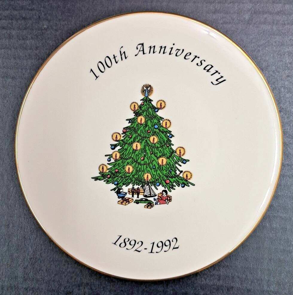 100th anniversary of Christmas plate