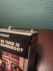Where in Time is Carmen Sandiego? Complete w/ Encyclopedia Nintendo NES