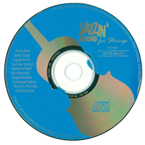 Jazzin' Around for Strings Violin Book CD Sheet Music Kerin Bailey - Image 2 of 4