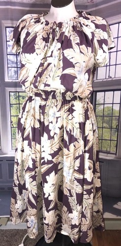 Chaps 3X NWT Summer Grape Floral Dress Purple Midi Fit Flare Cap Sleeve $86 - Picture 10 of 11