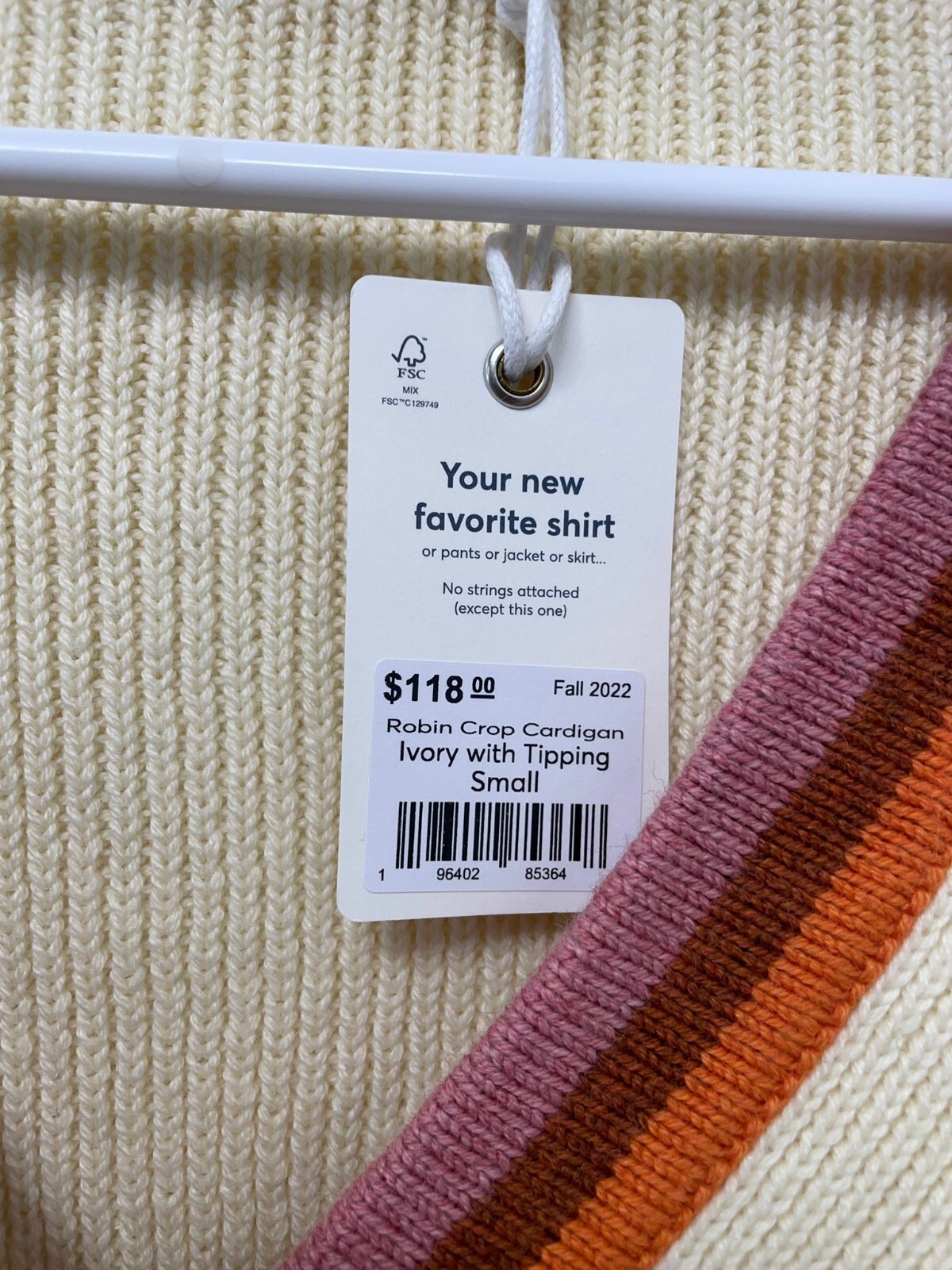 Marine Layer Womens S Robin Crop Cardigan Sweater Ivory Tipping Eyelet  Merino | eBay