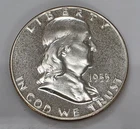 1955 Proof Franklin Silver Half Dollar
