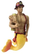 December Diamonds Back Draft Merman Ornament 2019 Collection 55-55108