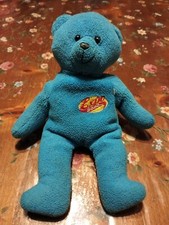 !Rzadki przedmiot kolekcjonerski! Like Beanie Babies - Teddy Expo 2000, niebieska 