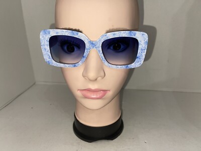 Love Shack Fancy Arietta Square blushing quartz floral sunglasses
