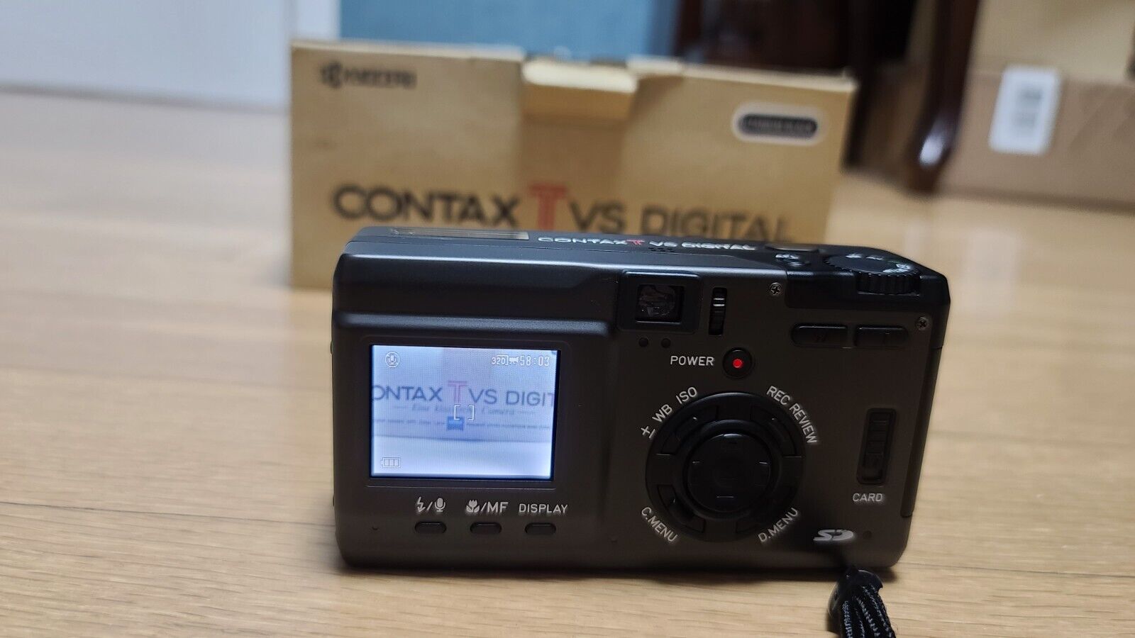 Contax TVS Digital 5.0MP Digital Camera - Titanium black