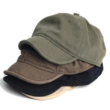 Vintage Cotton Baseball Cap Adjustable Dad Hat Short Brim Trucker Unisex Party