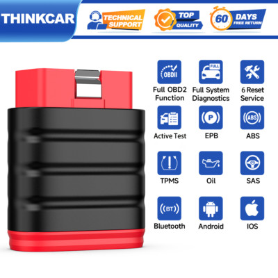 ThinkSafe OBD2 Scanner Bluetooth All System Bidirectional Diagnostic Tool Oil