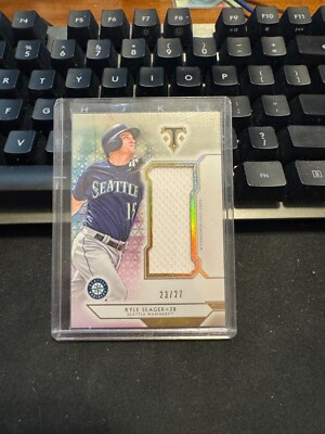 2018 Topps Triple Threads #SJR-KSE2 Kyle Seager Jumbo Relics #/27