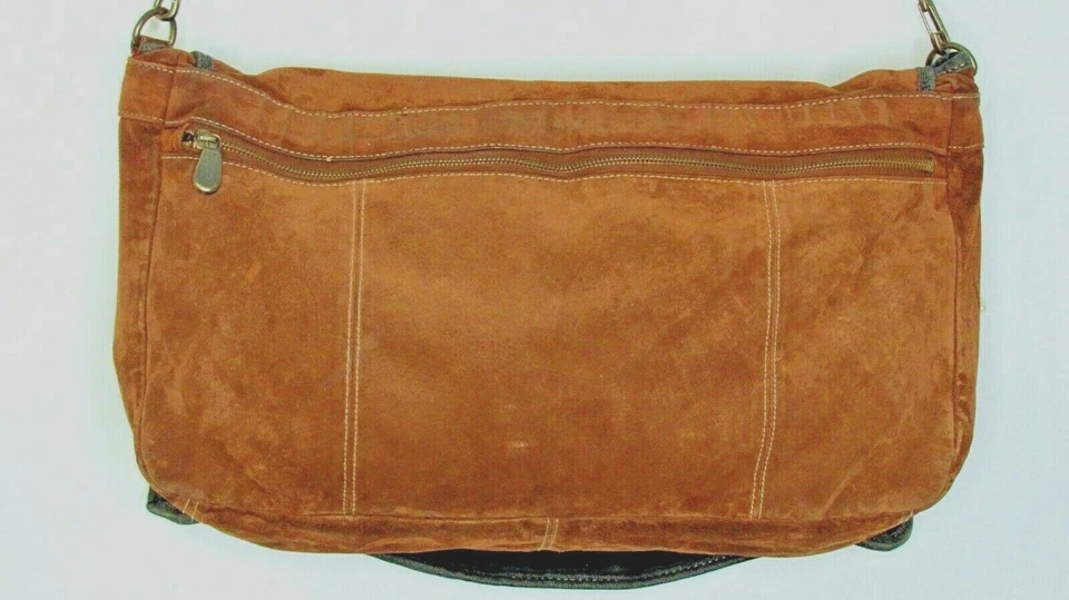 Bolso Bandolera Mensajero Wilsons Cuero M. JULIAN Cuero Gamuza Genuino Marrón Foto 2 de 4