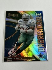 2020 Panini Select Football #U3 Emmitt Smith Silver Prizm Unbreakable Cowboys