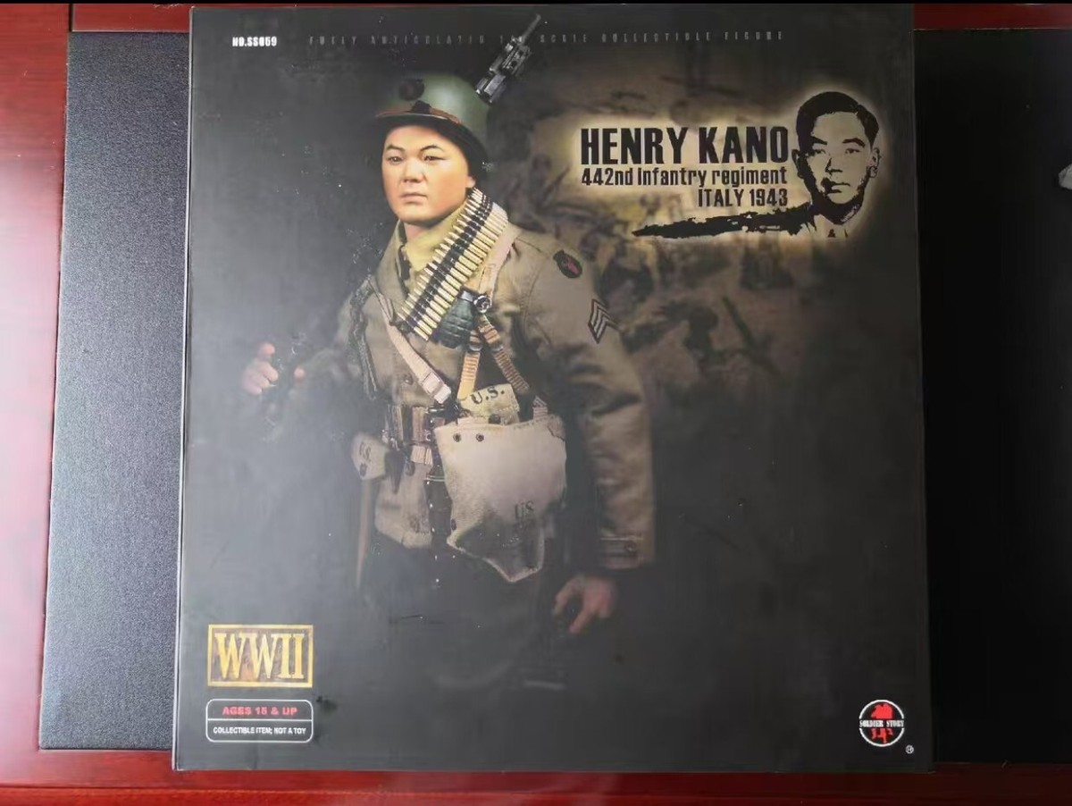 1/6 SOLDIER STORY SS-059 WWII Japanese Henry Kano 442nd Infantry