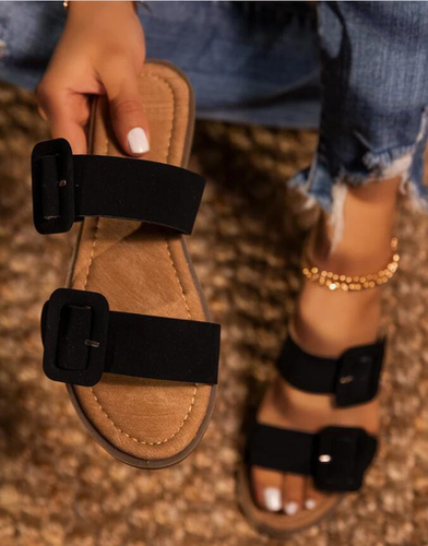 Sandalias planas para mujer Zapatos de playa de moda Verano Tallas grandes  41 | eBay