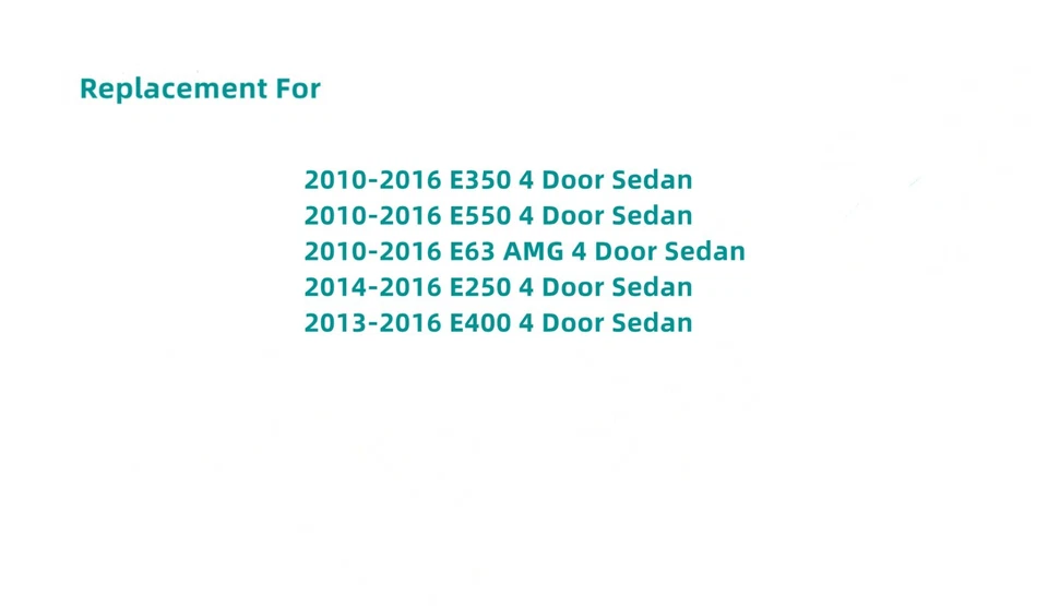 Heated Back Window Glass For 10-16 Mercedes Benz E250 E350 E400 E550 E63 Sedan Foto 3 de 4